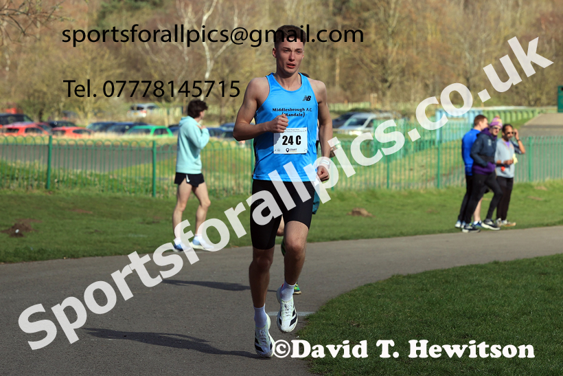 Senior Mens 2026 NECAA Royal Signals Road Relays, Hetton Lyons Country Park, Hetton le Hole. Photo: David T. Hewitson/Sports for All Pics
